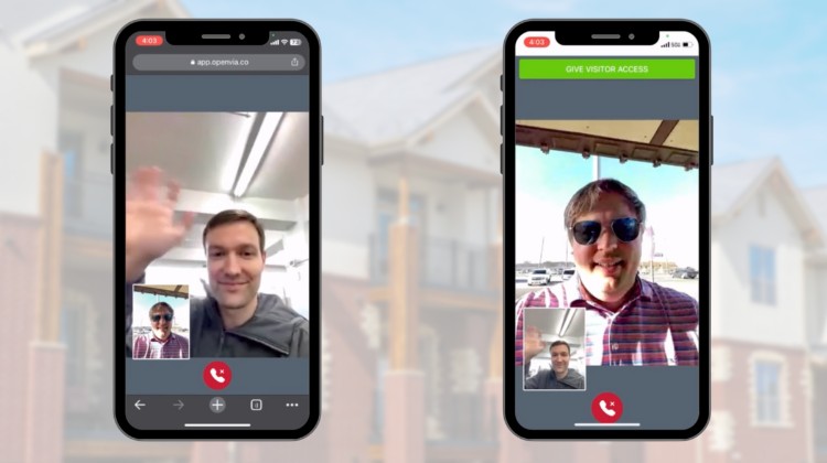 Multifamily properties use OpenVia virtual callbox for a video intercom solution