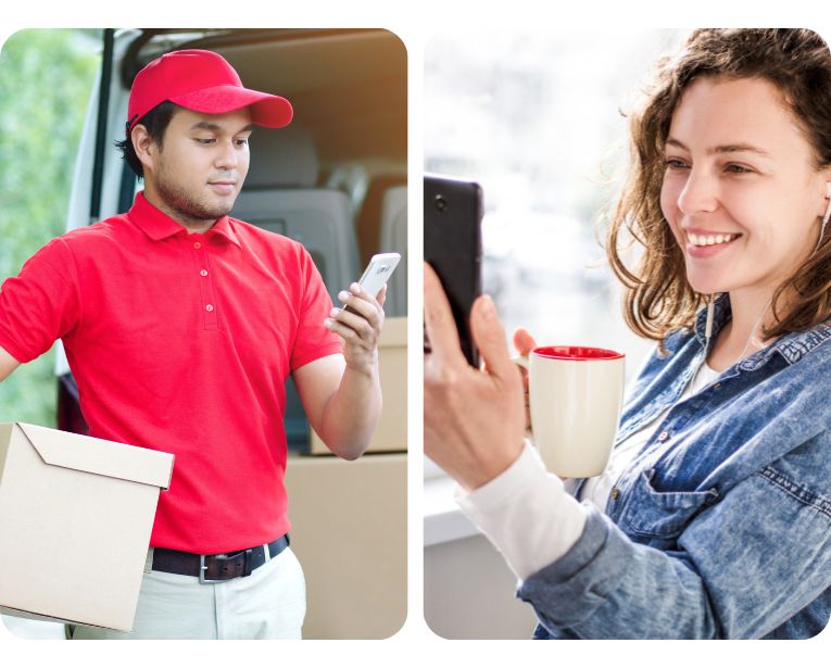 OpenVia virtual callbox can be used for tenants to give access to delivery drivers